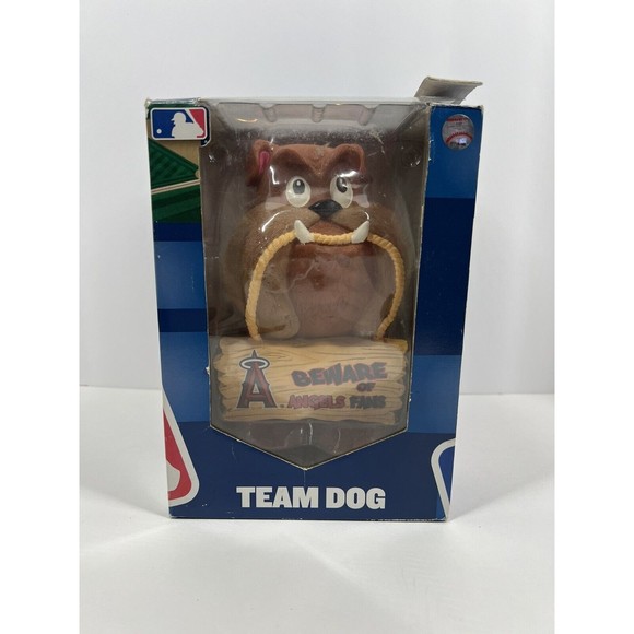 FOCO 8” MLB Team Dog Los Angeles Angels “Beware Of Angels Fans” Bulldog 2013 - Picture 2 of 11